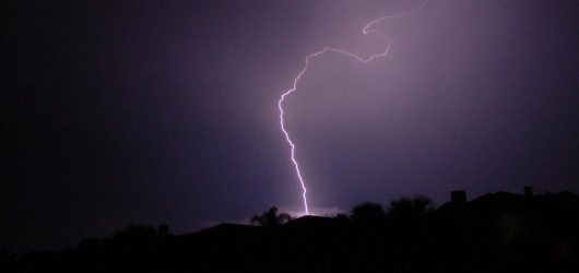 Lightning Strike in Tampa, Florida (Hollis Pictures)